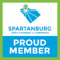 Spartanburg Chamber of Commerce Proud Member Badge