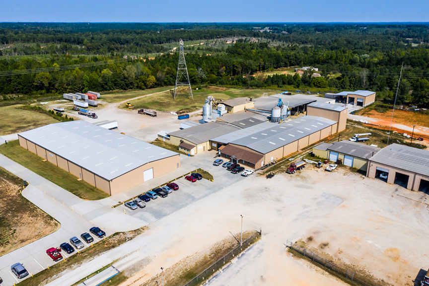 Tyger Logistics Warehouse and Storage Space aerial view